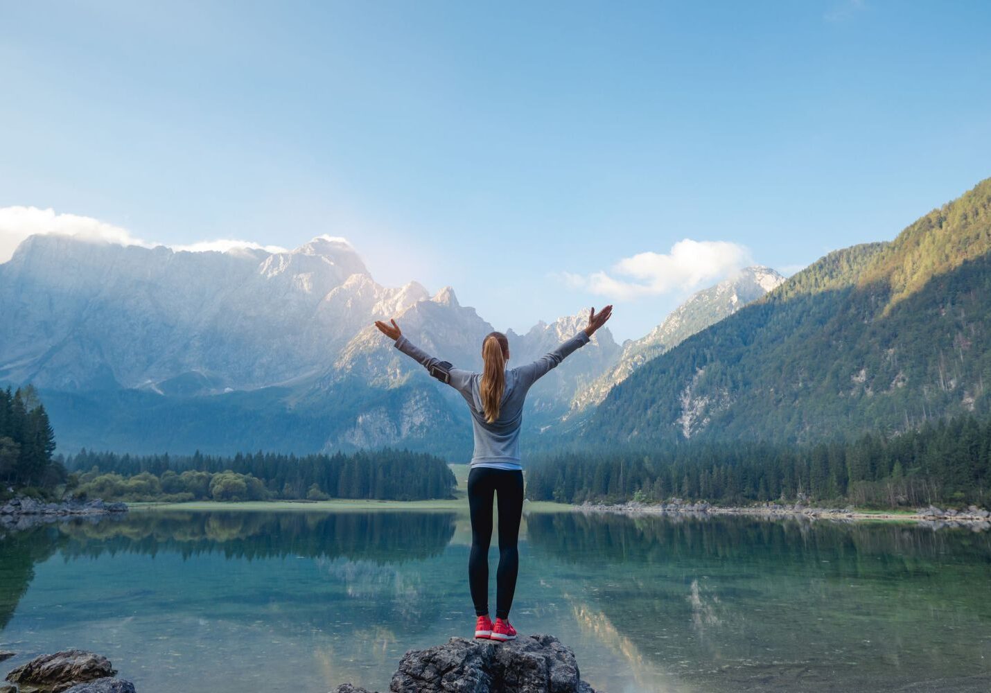 woman conquering her depression through counselling